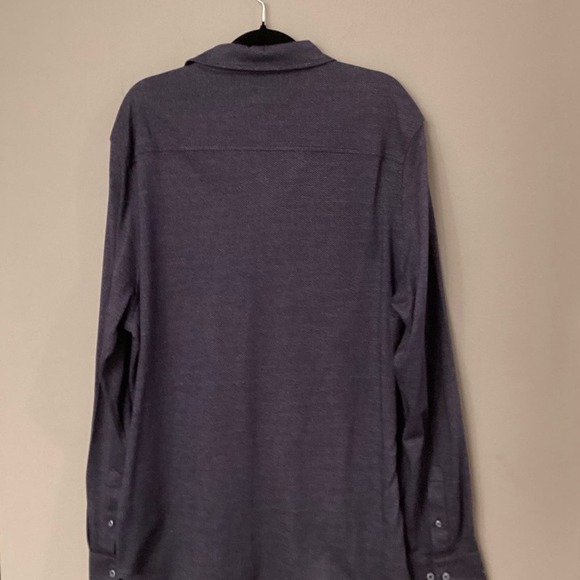 Tasso Elba XXL Supima Herringbone Button Down Shirt. NWOT. - Picture 3 of 4